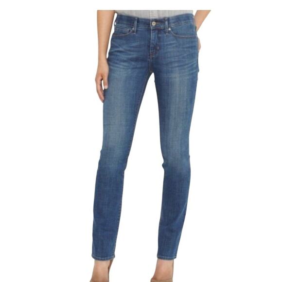 Levi's Perfect Waist 525 Straight Leg Jeans Medium Dark Wash Size 4S - Picture 1 of 12